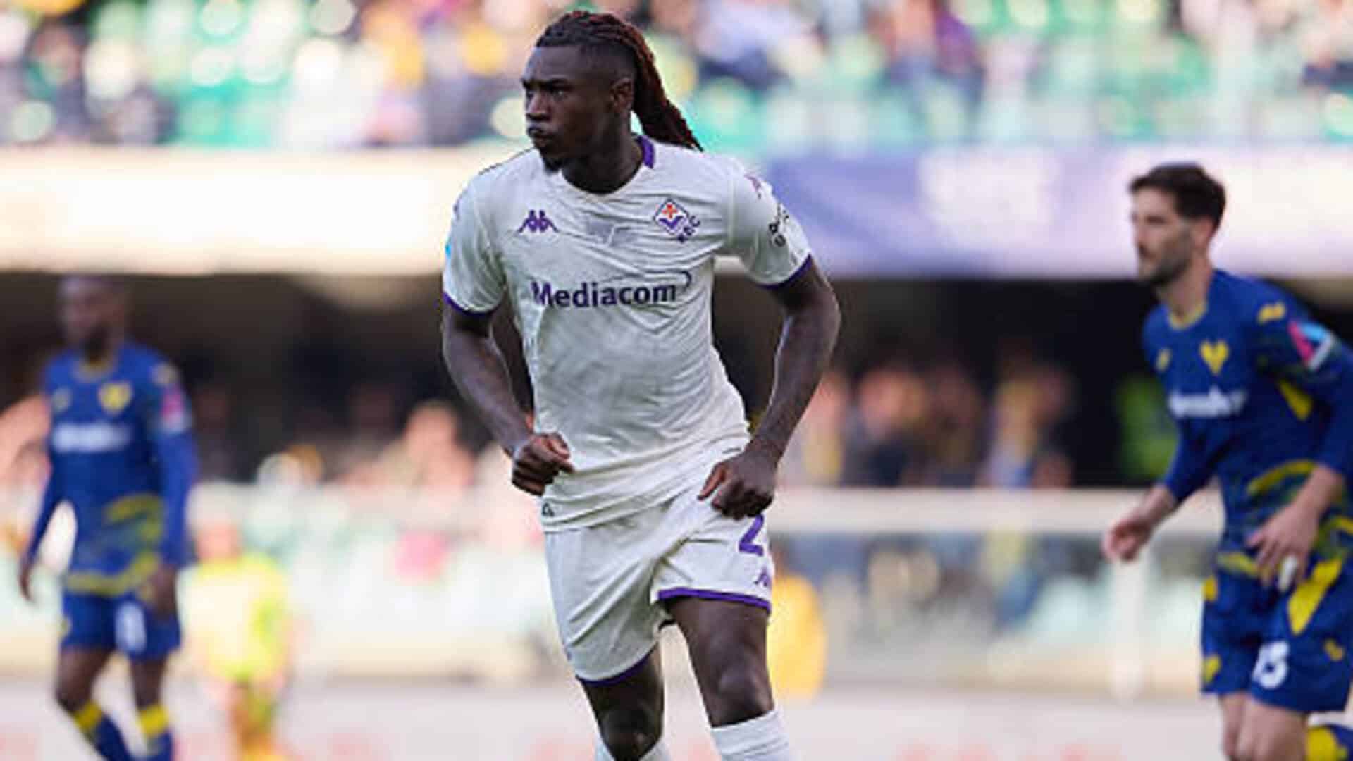 Moise Kean fighting to be ready for Fiorentina’s clash with Crystal Palace