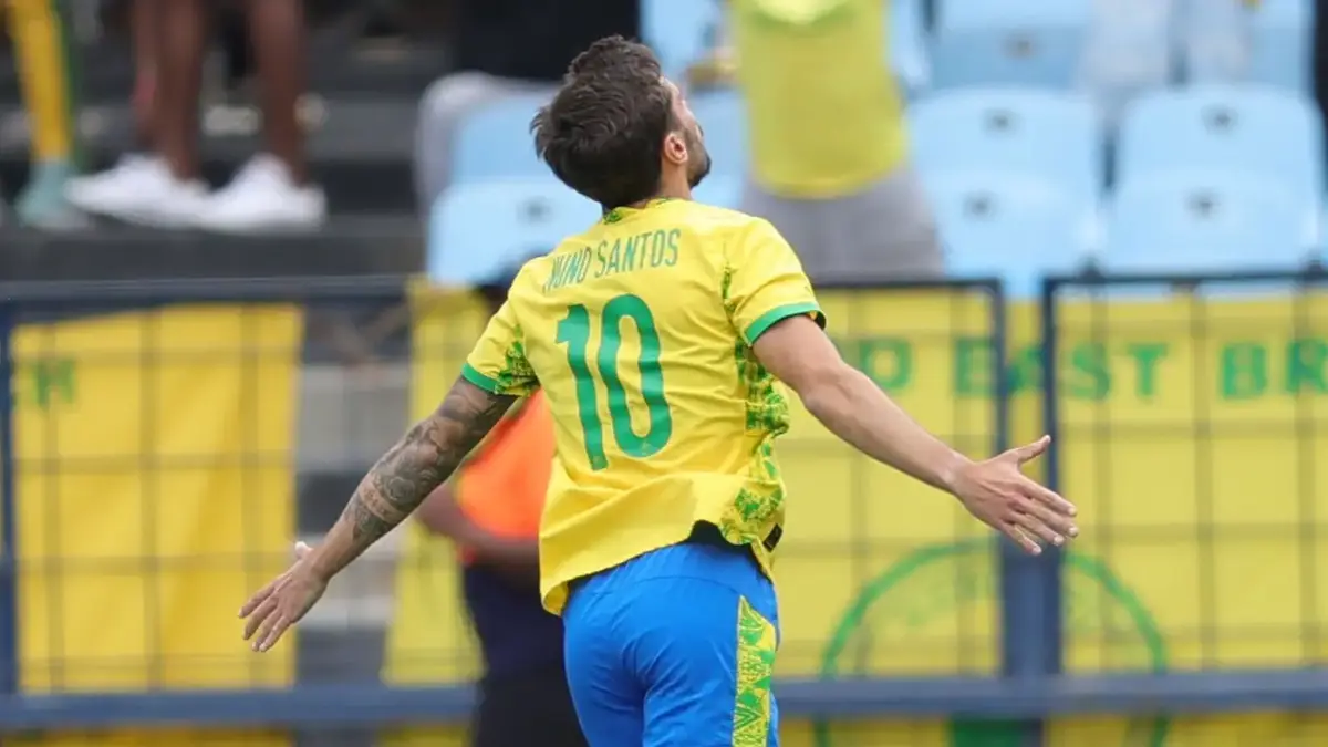 Nuno Santos in action for Mamelodi Sundowns