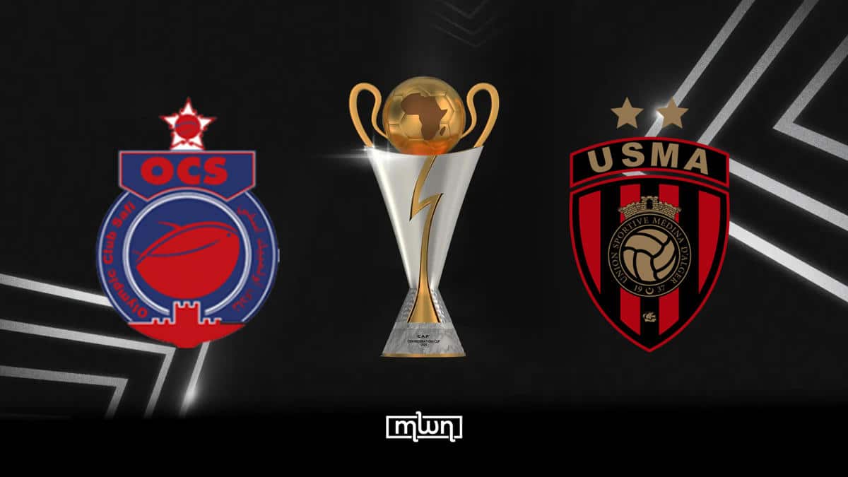 CAF Confederation Cup trophy on display