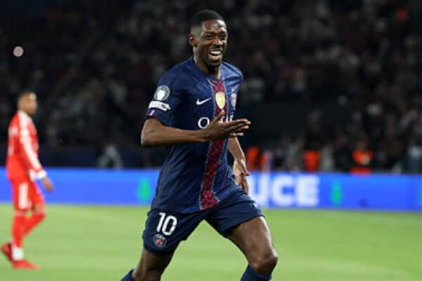 Ousmane Dembele named UEFA Champions League Player of the Week