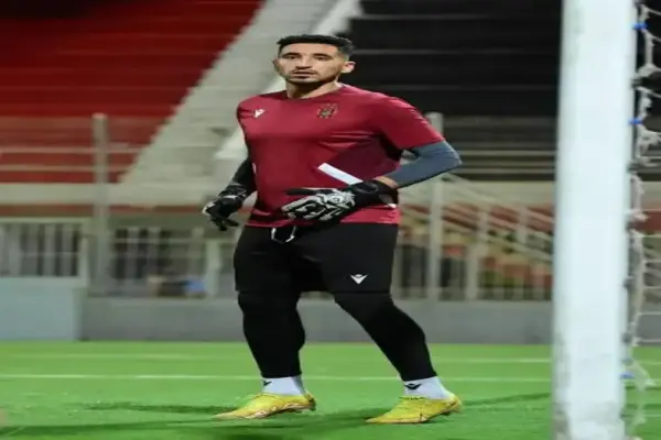 Oussama Benbot making a crucial save during a match