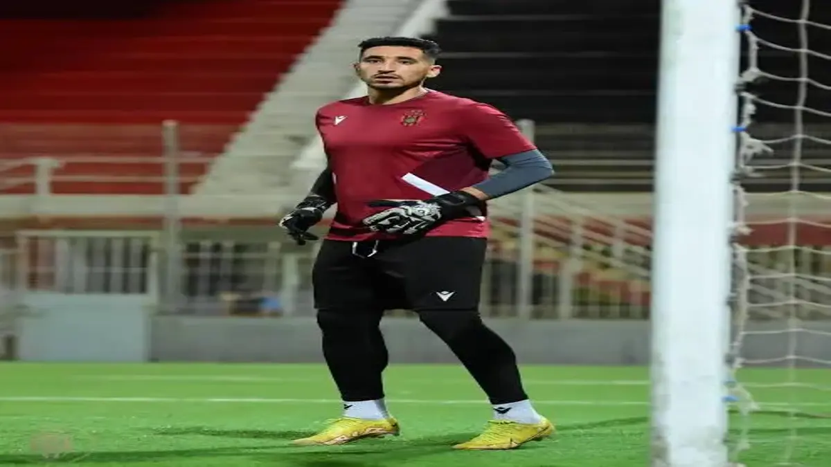 Oussama Benbot making a crucial save during a match