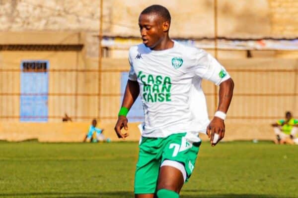 Pape Sémou Sané playing for Casa Sports during a match