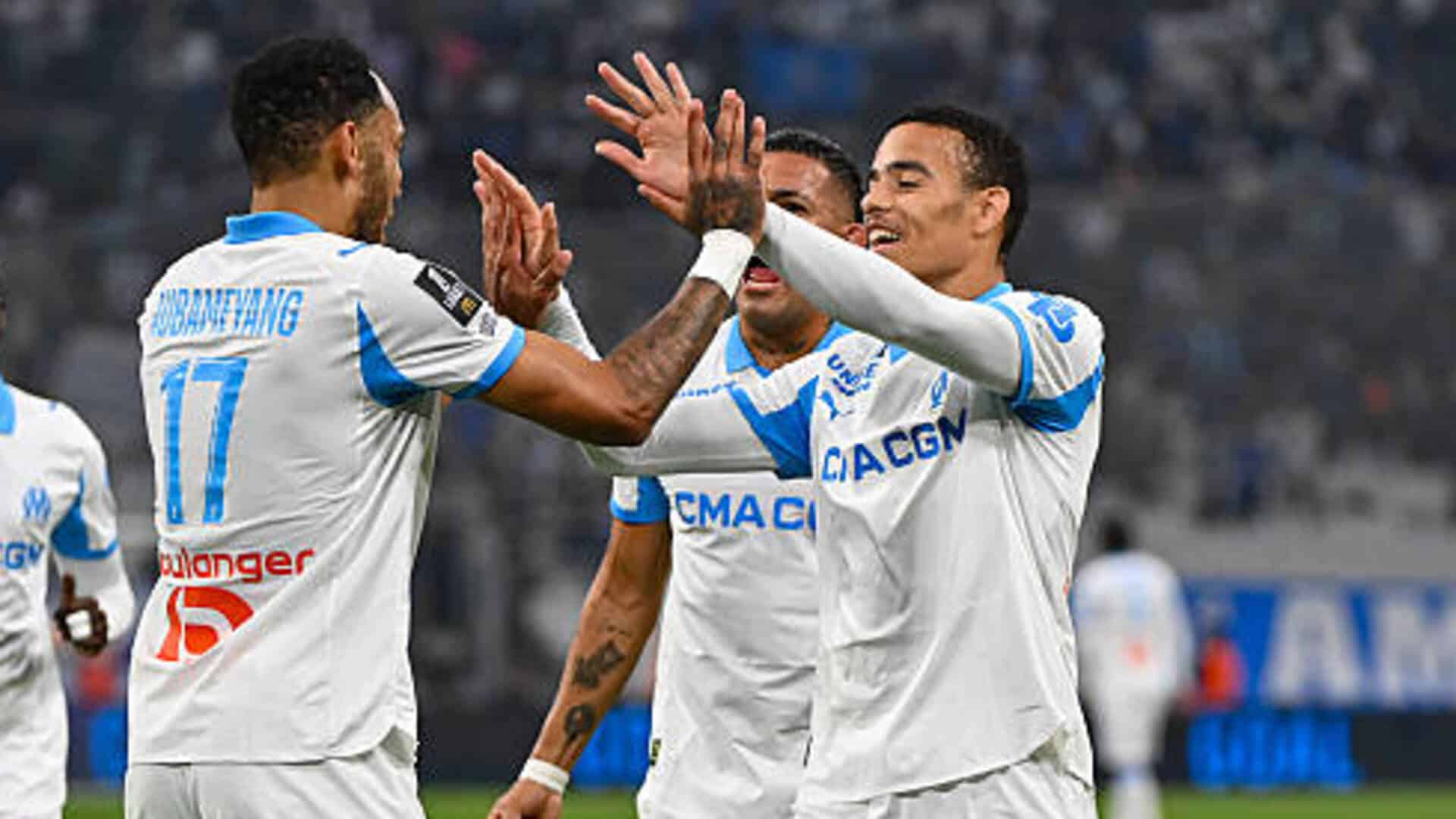 Pierre-Emerick Aubameyang makes Marseille history at the Velodrome
