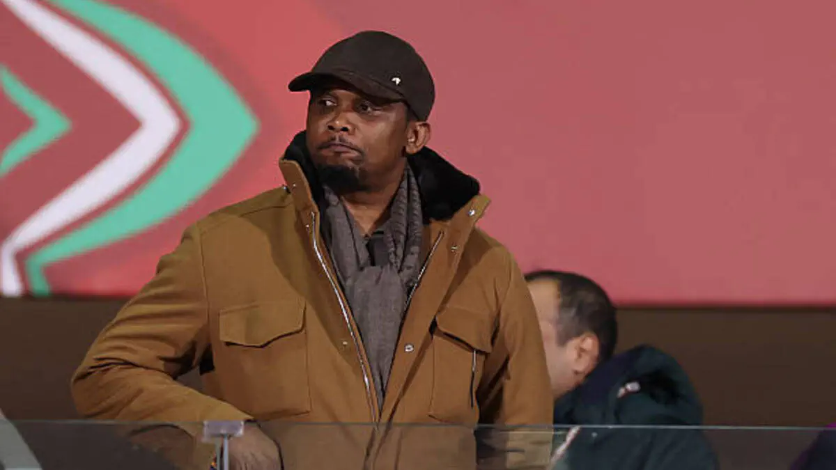 Eto'o congratulates Mallorca striker Muriqi