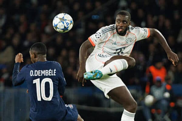 Upamecano and Dembele trade friendly jabs before PSG vs Bayern