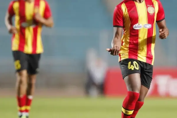 Ivorian midfielder Cedrik Gbo playing in the Tunisian league