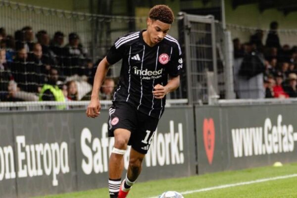 Ahouannou returns to action for Frankfurt U19