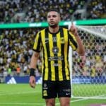 Youssef En-Nesyri celebrates goal for Al-Ittihad