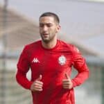 Hakim Ziyech during recovery training session