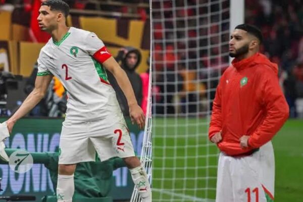 Achraf Hakimi during the AFCON final match