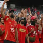 Al Ahly supporters in stadium during CAF Champions League match