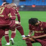 Anthony Nwakaeme in action for Trabzonspor during a cup match