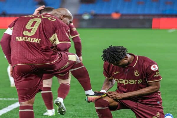Anthony Nwakaeme in action for Trabzonspor during a cup match