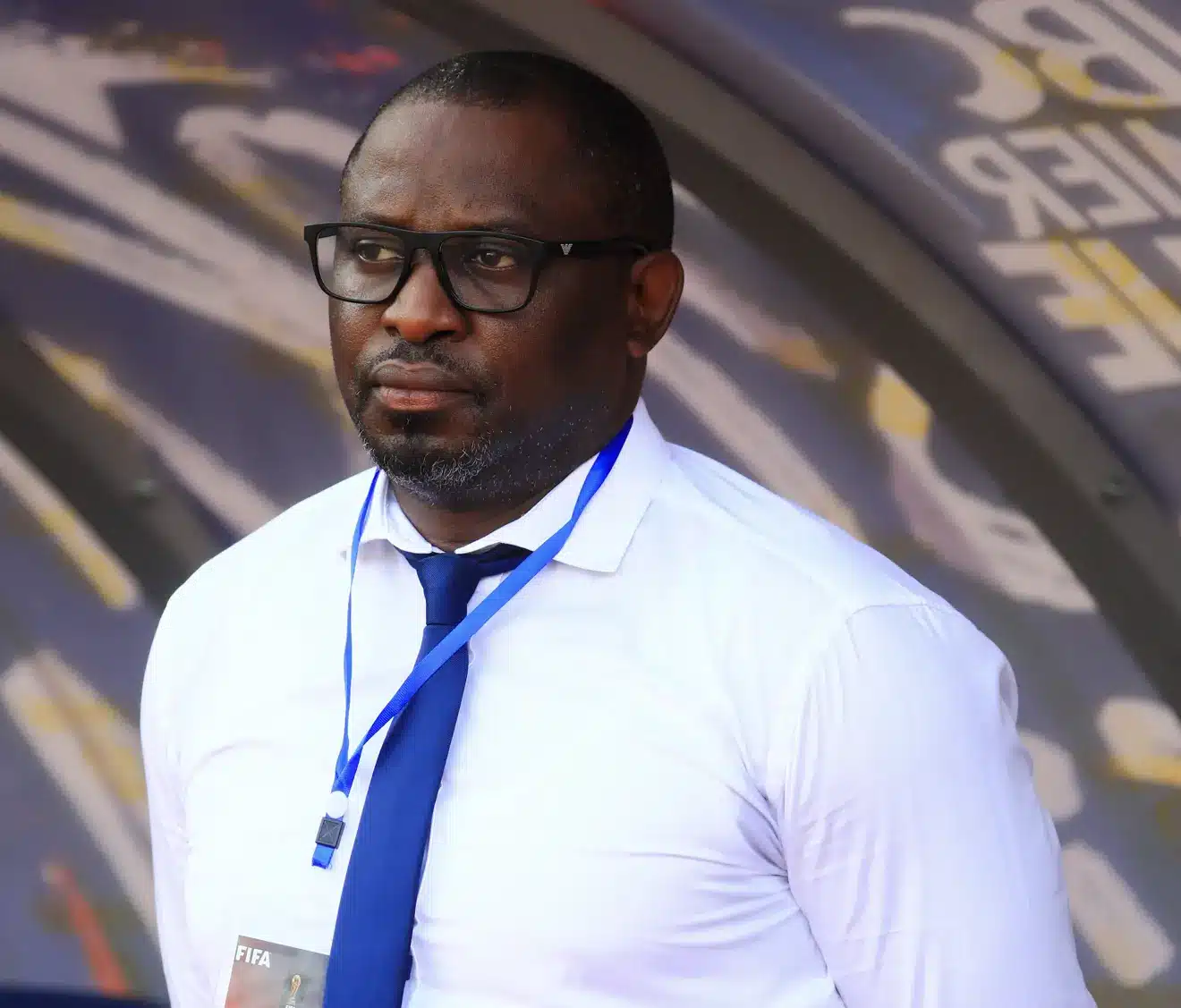 Thierry Mouyouma during coaching session