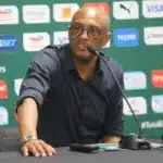 Amir Abdou reacts during Burkina Faso match