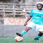 Badian Diarra playing for Young African Promises academy