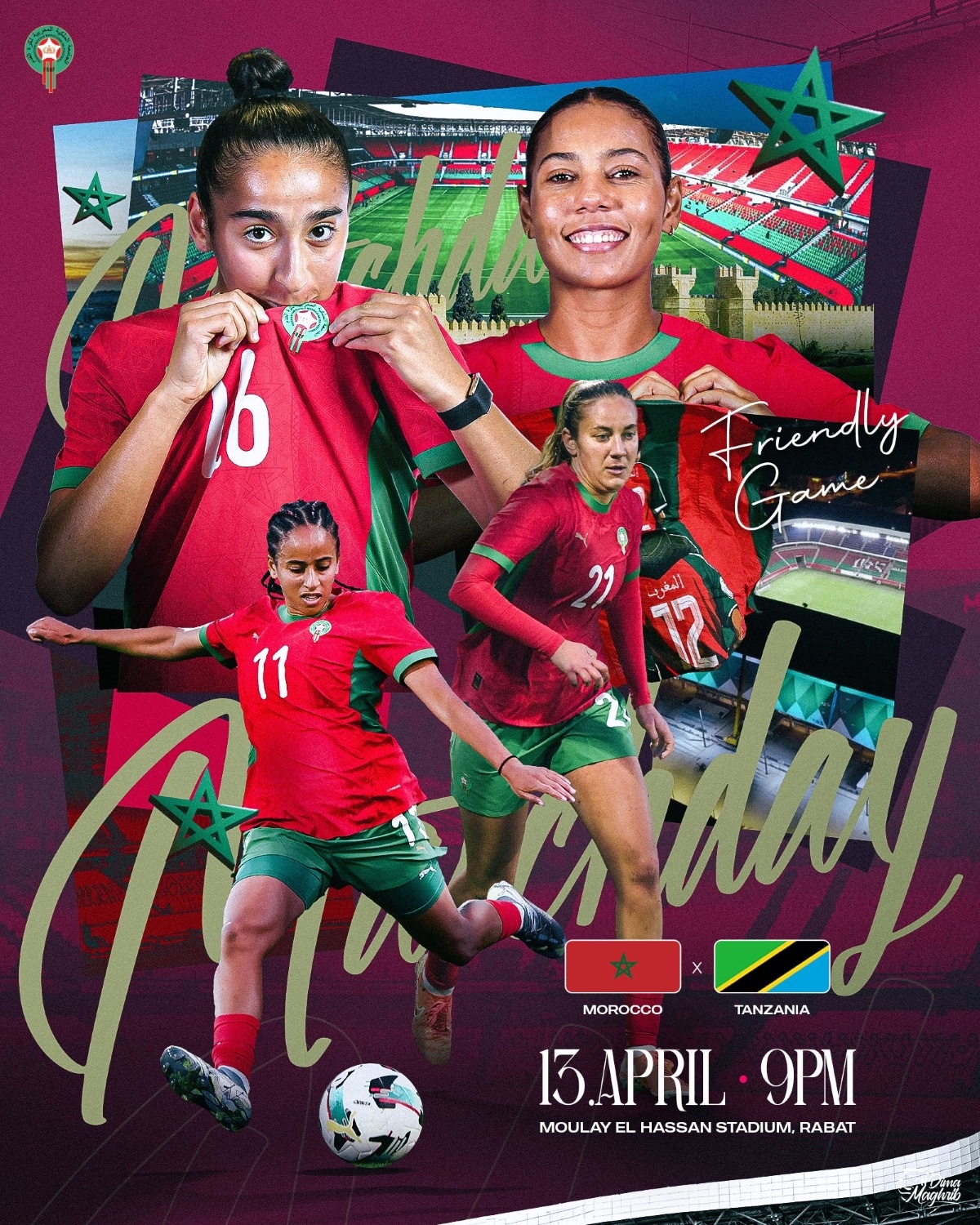 Morocco vs Tanzania women’s teams in pre-WAFCON friendly