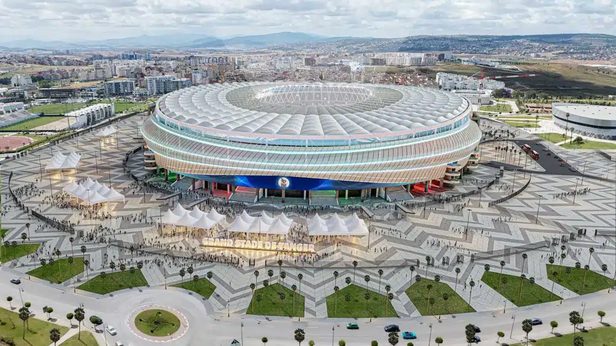 New Casablanca stadium exterior view