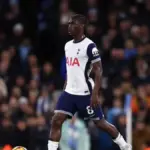 Yves Bissouma in action for Tottenham