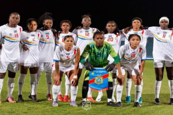 Action from DR Congo vs Indonesia women’s match