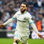 Amine Gouiri celebrating