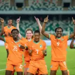 Ivory Coast players celebrate goals in FIFA Series