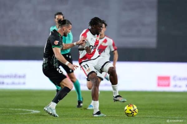 Randy Nteka Heads Home Winner for Rayo Vallecano