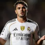 Brahim Diaz during Real Madrid clash against Bayern Munich