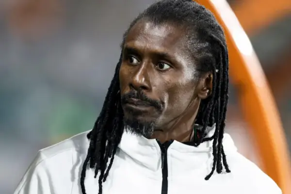 Aliou Cissé during international match
