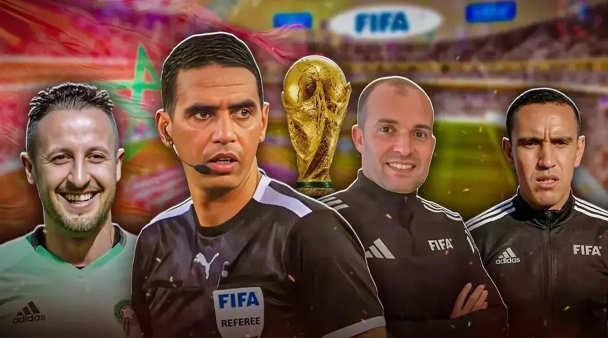 Four Moroccan referees will be at the 2026 FIFA World Cup