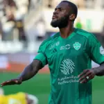 Franck Kessié celebrating during Asian Champions League final