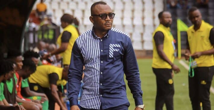 Congolese coach Papy Kimoto