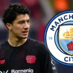 Ibrahim Maza playing for Bayer Leverkusen in Bundesliga match