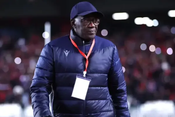 USM Alger celebrating semi-final victory