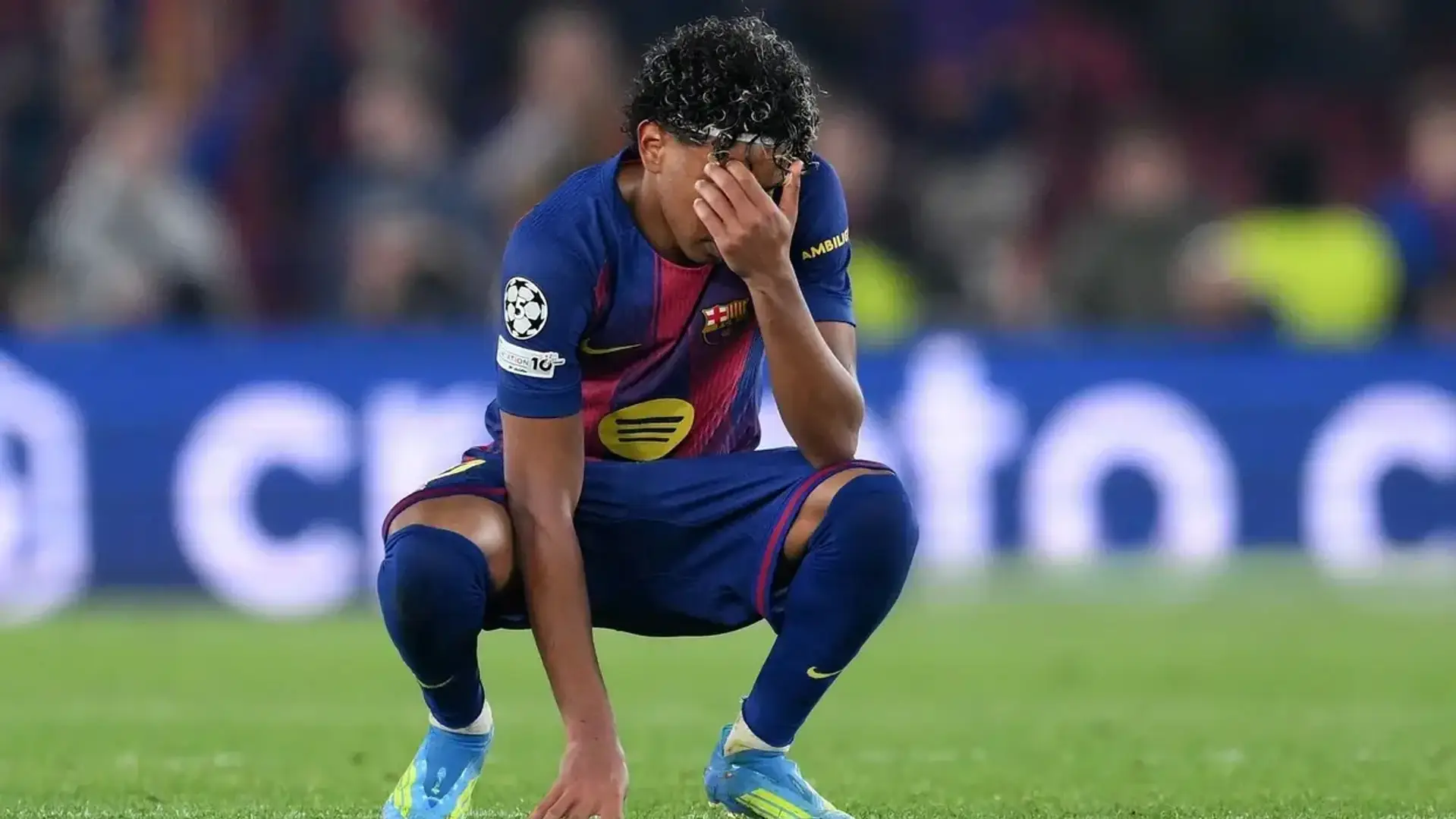 Lamine Yamal broke down after Barcelona lost to Atletico Madrid