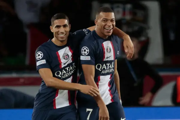 Kylian Mbappe and Achraf Hakimi shared a very good friendship