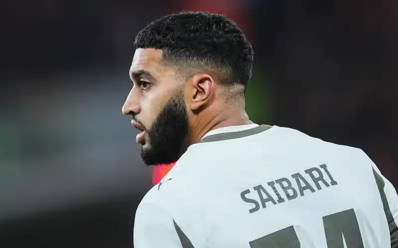 Ismaël Saibari scores in PSV Eindhoven’s 4-3 win over FC Utrecht