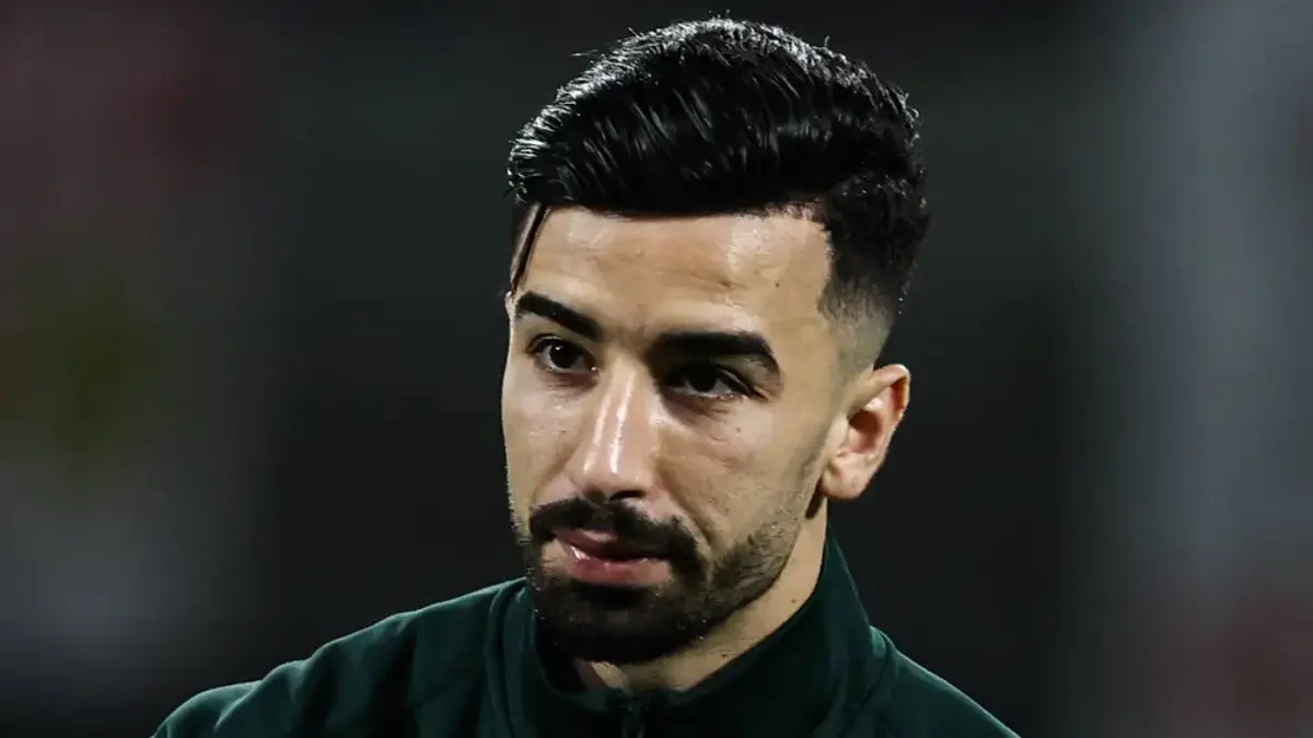 Algerian footballers in action during European matches