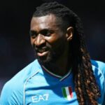 Zambo Anguissa playing for Napoli in Serie A match