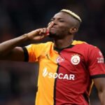Victor Osimhen scoring for Galatasaray against Fenerbahçe