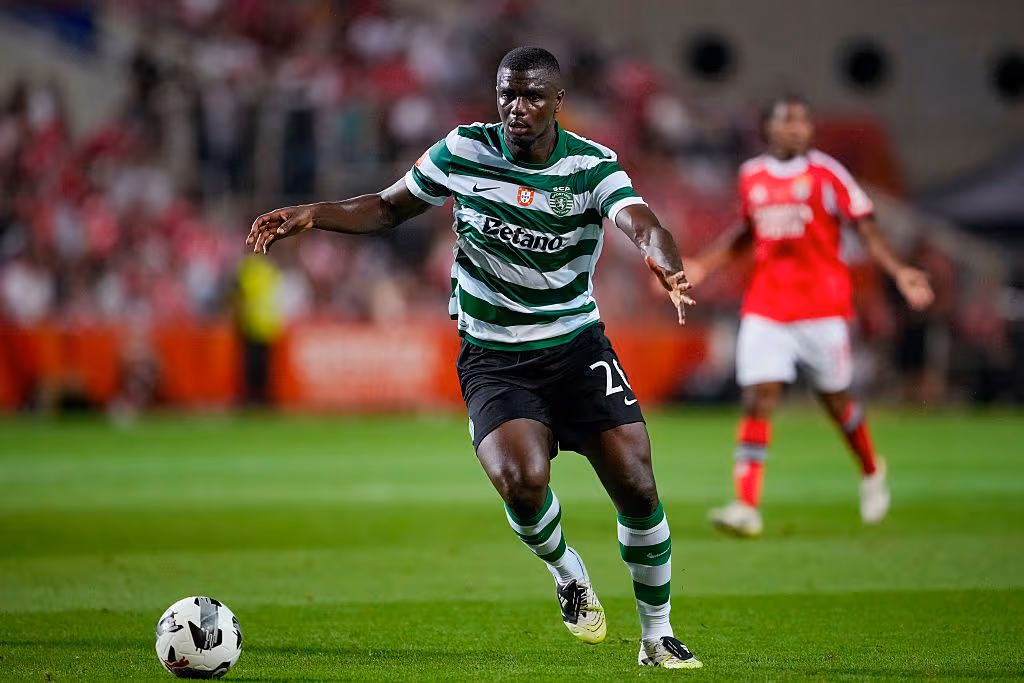 Ousmane Diomandé playing for Sporting CP in a league match