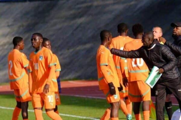 Ivory Coast U16 celebrate victory over France in Montaigu Tournament