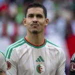 Algerian defender Aïssa Mandi in action during a match