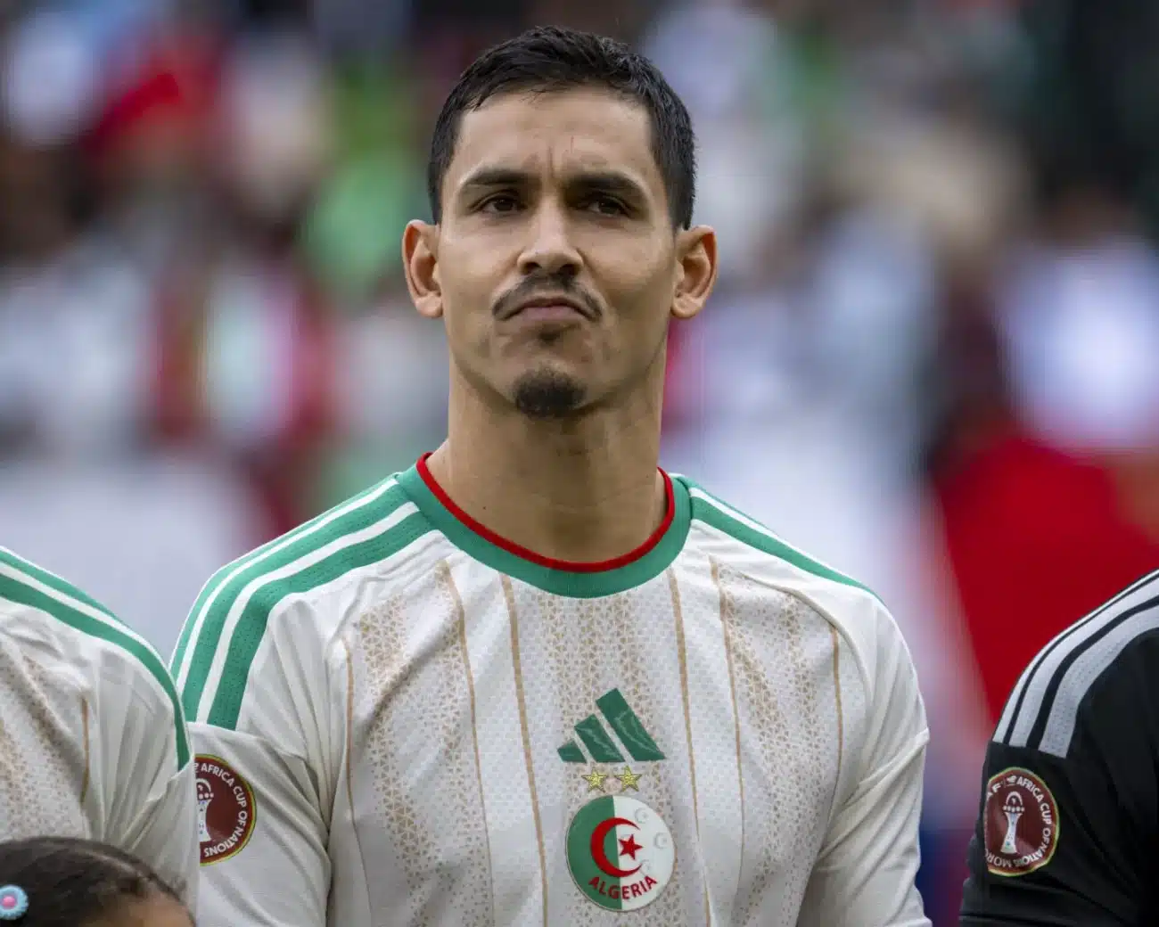 Algerian defender Aïssa Mandi in action during a match