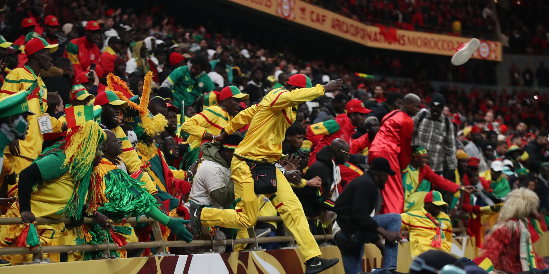 Senegal fans at 2025 AFCON