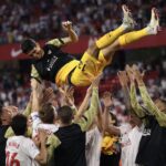 Sevilla have celebrated former goalkeeper Yassine Bounou