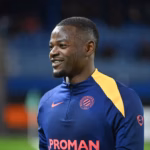 Ngapandouetnbu in action for Montpellier during Ligue 2