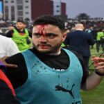 Crowds gathered inside Safi stadium during CAF Cup semi-final