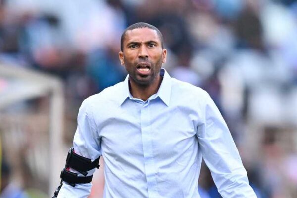 Orlando Pirates coach Abdel Salam Ouaddou celebrates treble feat